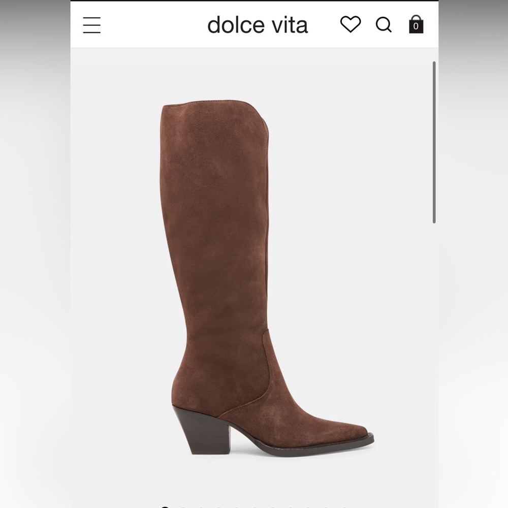 Dolce Vita XWideCalf Brown Knee-High Boots